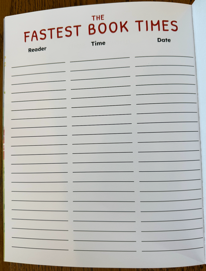The Fastest Book Race